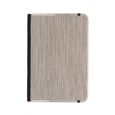 Logo trade promotional items picture of: Treeline A5 wooden cover deluxe notebook