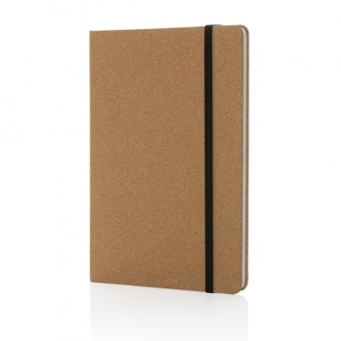 Logo trade promotional items picture of: Stoneleaf A5 cork and stonepaper notebook