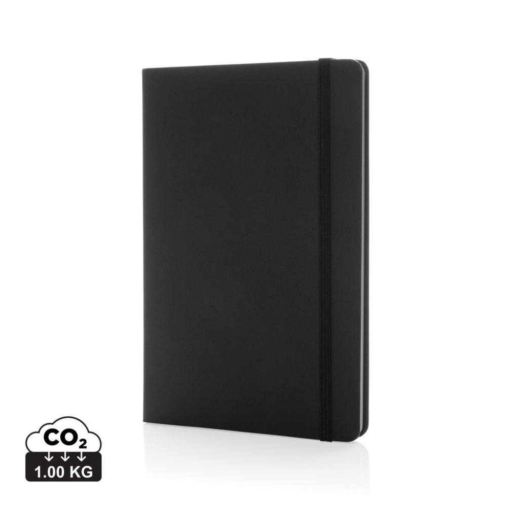 Logo trade corporate gift photo of: Craftstone A5 recycled kraft and stonepaper notebook