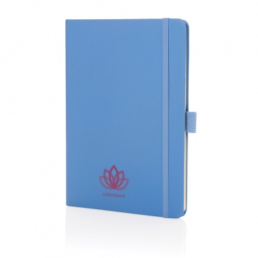 Logotrade promotional product image of: Sam A5 RCS certified bonded leather classic notebook