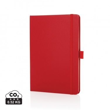 Logo trade business gifts image of: Sam A5 RCS certified bonded leather classic notebook