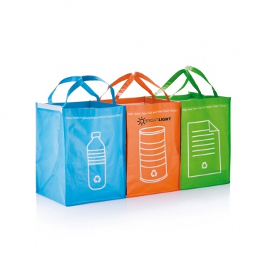 Logo trade business gift photo of: 3pcs recycle waste bags