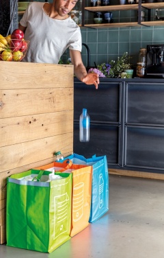 Logo trade advertising products image of: 3pcs recycle waste bags