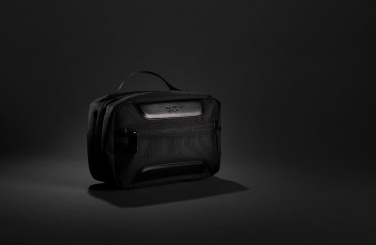 Logo trade promotional merchandise photo of: Swiss Peak AWARE™ RPET Voyager toiletry bag