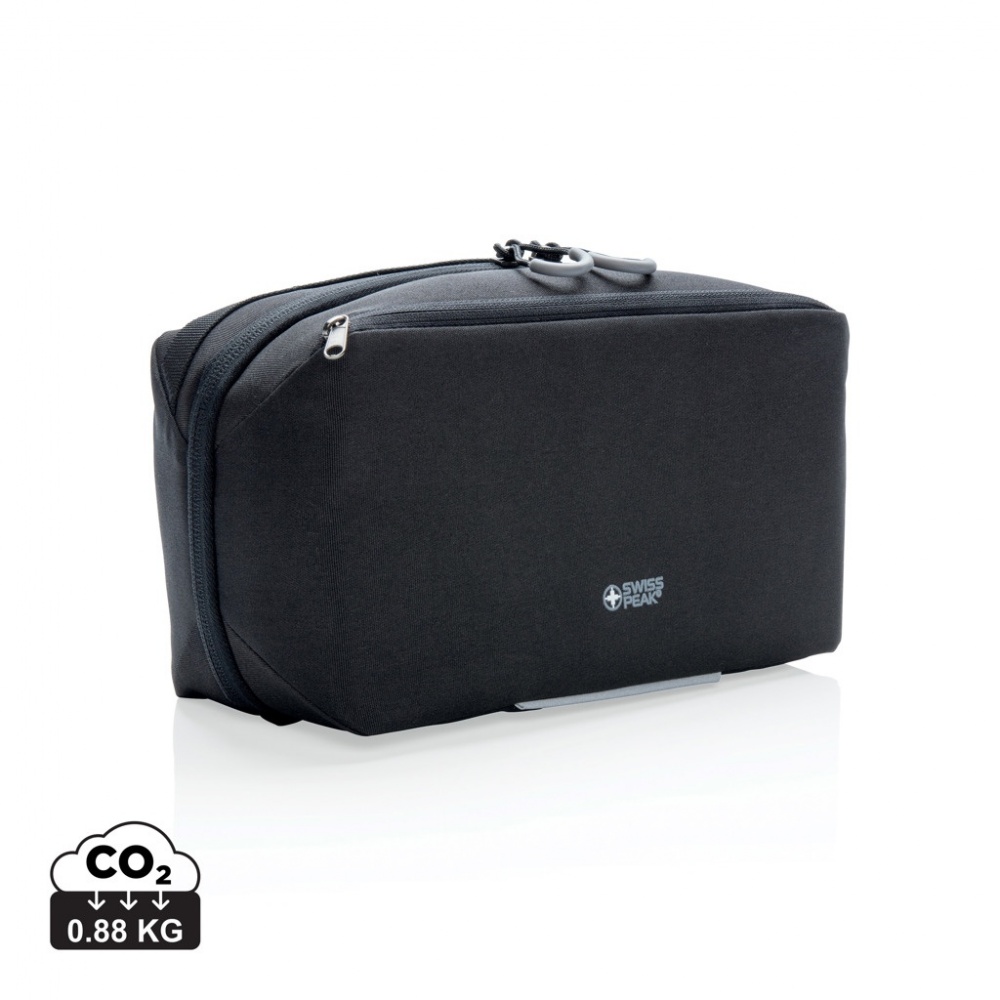Logo trade promotional giveaways image of: Swiss Peak AWARE™ toiletry bag PVC free