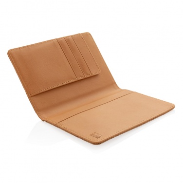 Logo trade promotional products image of: Cork secure RFID passport cover