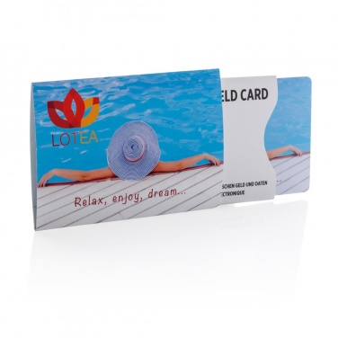 Logotrade advertising products photo of: Anti-skimming RFID shield card with active jamming chip