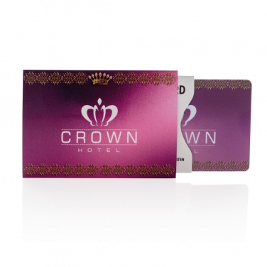 Logo trade corporate gifts picture of: Anti-skimming RFID shield card with active jamming chip