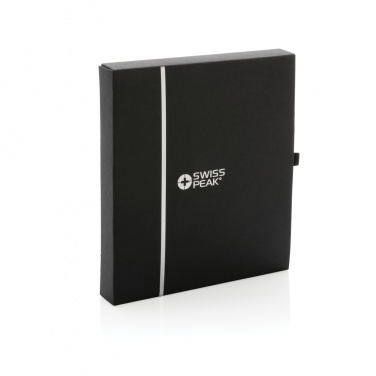 Logotrade promotional giveaway image of: Swiss Peak GRS recycled PU travel gift set