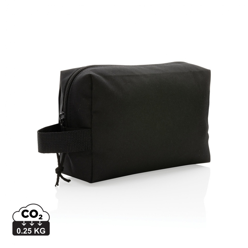 Logotrade promotional product image of: Impact AWARE™ basic RPET toiletry bag