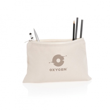 Logo trade advertising product photo of: Impact Aware™ 285 gsm rcanvas pencil case undyed
