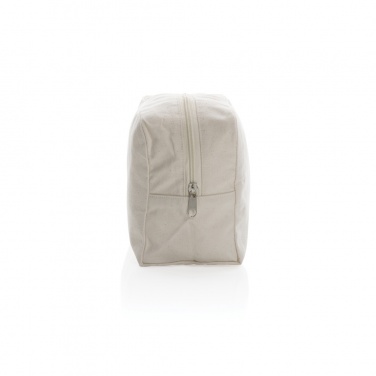 Logo trade promotional giveaways picture of: Impact Aware™ 285 gsm rcanvas toiletry bag undyed