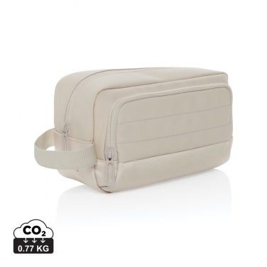 Logo trade promotional giveaways image of: Armond AWARE™ RPET toiletry bag