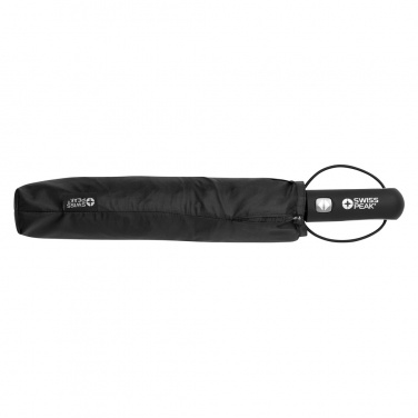 Logo trade promotional merchandise image of: Swiss Peak Aware™ Tornado 27” pocket storm umbrella