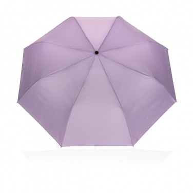Logo trade promotional merchandise image of: 21" Impact AWARE™ 190T mini auto open umbrella
