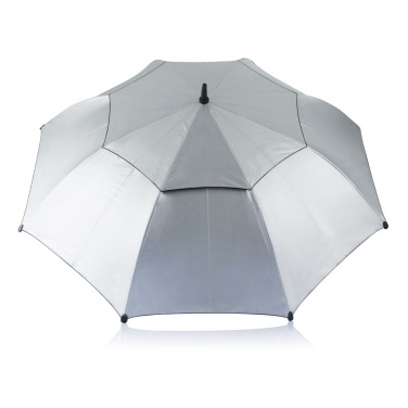 Logo trade promotional giveaways picture of: 27” Hurricane storm umbrella