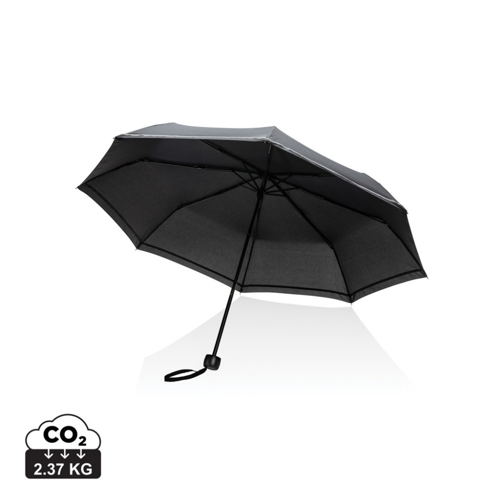 Logotrade promotional giveaway picture of: 20.5"Impact AWARE™ RPET 190T pongee mini reflective umbrella