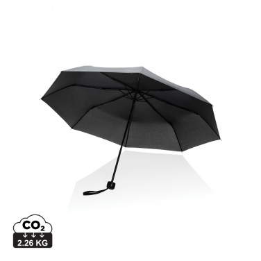 Logo trade promotional gifts image of: 20.5" Impact AWARE™ RPET 190T mini umbrella