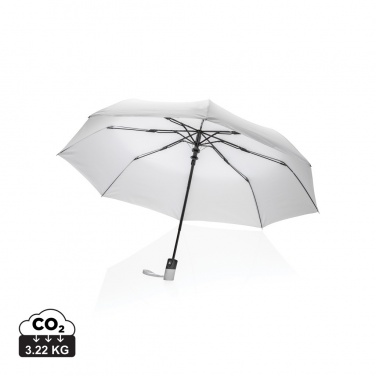 Logotrade corporate gift image of: 21" Impact AWARE™ RPET 190T mini auto open umbrella