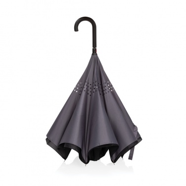 Logotrade promotional item picture of: 23" Impact AWARE™ RPET 190T reversible umbrella