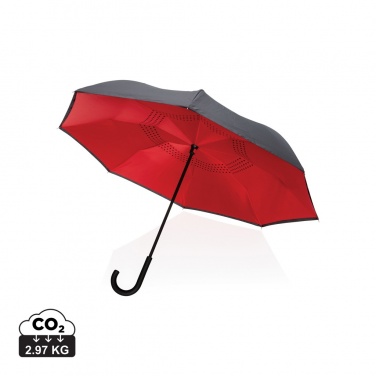 Logotrade promotional item image of: 23" Impact AWARE™ RPET 190T reversible umbrella