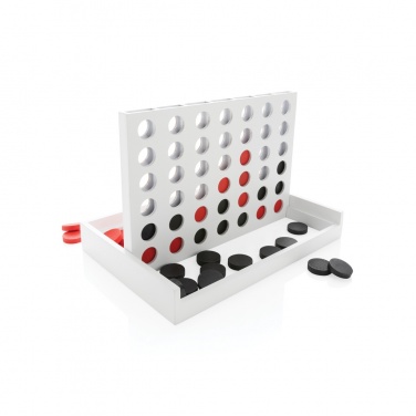 Logo trade promotional gifts image of: Connect four wooden game