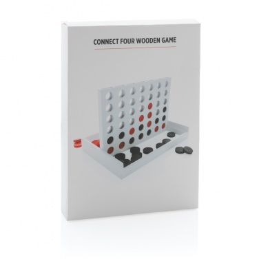 Logo trade promotional products image of: Connect four wooden game