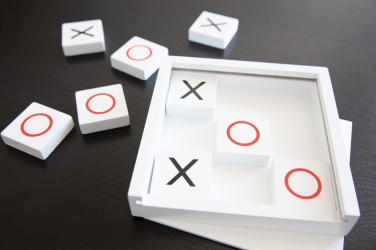 Logo trade corporate gifts image of: Deluxe Tic Tac Toe game