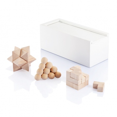 Logo trade promotional products picture of: 3 pcs brain teaser set
