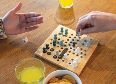 Logo trade promotional merchandise image of: Claire wooden Ludo game