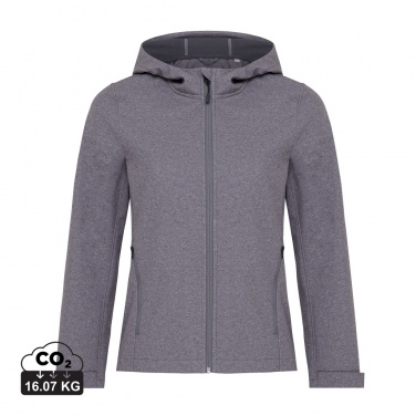 Logo trade promotional giveaways image of: Iqoniq Makalu women recycled polyester soft shell jacket