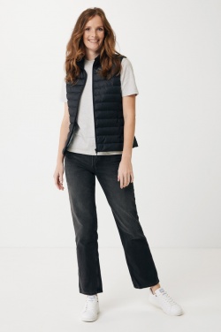 Logo trade promotional giveaways image of: Iqoniq Meru women recycled polyester bodywarmer