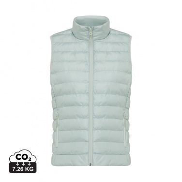 Logo trade promotional item photo of: Iqoniq Meru women recycled polyester bodywarmer