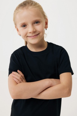Logo trade corporate gifts image of: Iqoniq Koli kids lightweight recycled cotton t-shirt