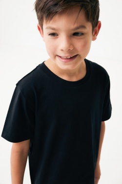 Logo trade promotional item photo of: Iqoniq Koli kids lightweight recycled cotton t-shirt