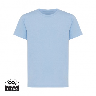 Logo trade promotional merchandise image of: Iqoniq Koli kids lightweight recycled cotton t-shirt