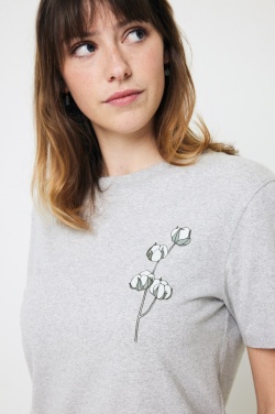 Logo trade promotional giveaways picture of: Iqoniq Manuel recycled cotton t-shirt undyed