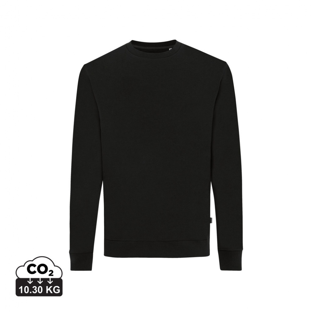 Logo trade promotional products image of: Iqoniq Zion recycled cotton crew neck
