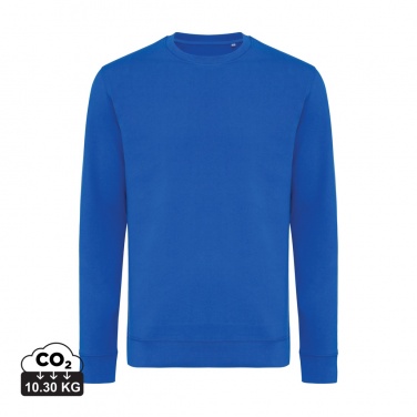 Logo trade promotional merchandise photo of: Iqoniq Zion recycled cotton crew neck