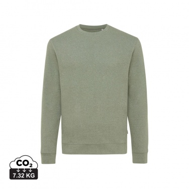 Logo trade advertising product photo of: Iqoniq Denali recycled cotton crew neck undyed