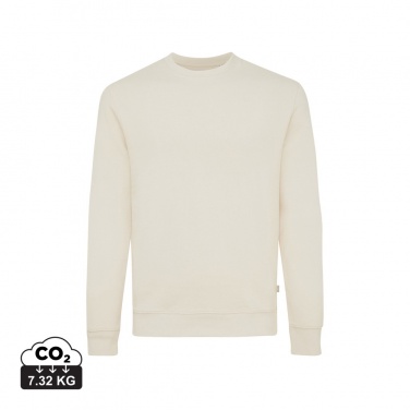 Logo trade corporate gifts picture of: Iqoniq Denali recycled cotton crew neck undyed