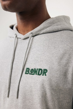 Logo trade promotional merchandise photo of: Iqoniq Torres recycled cotton hoodie undyed