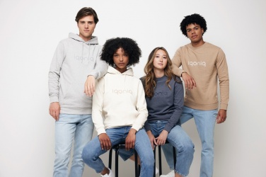 Logotrade promotional products photo of: Iqoniq Torres recycled cotton hoodie undyed