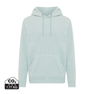 Logo trade business gifts image of: Iqoniq Trivor recycled polyester microfleece hoodie