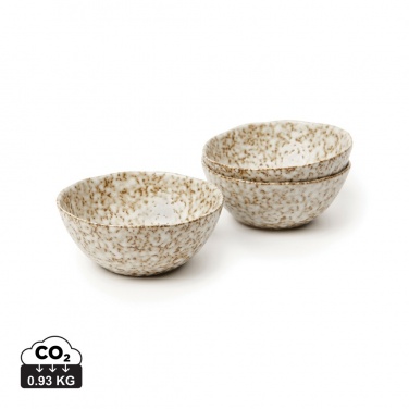 Logotrade promotional product picture of: VINGA Nuvem stoneware mini bowl, 3 pcs set