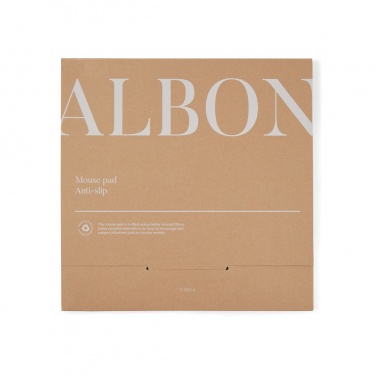 Logo trade corporate gifts image of: VINGA Albon GRS recycled felt mouse pad