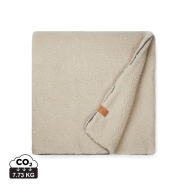 Logo trade promotional item photo of: VINGA Maine GRS recycled double pile blanket