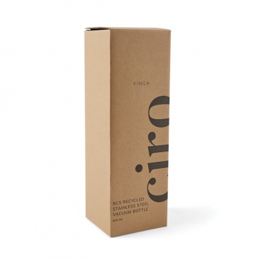 Logotrade promotional product image of: VINGA Ciro RCS recycled vacuum bottle 800ml