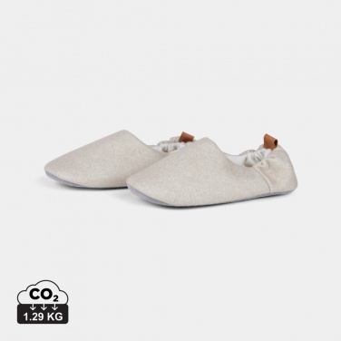 Logo trade promotional giveaways picture of: VINGA Moulton RCS RPET slippers S/M