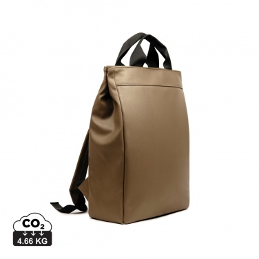 Logotrade business gift image of: VINGA Bermond RCS recycled PU backpack